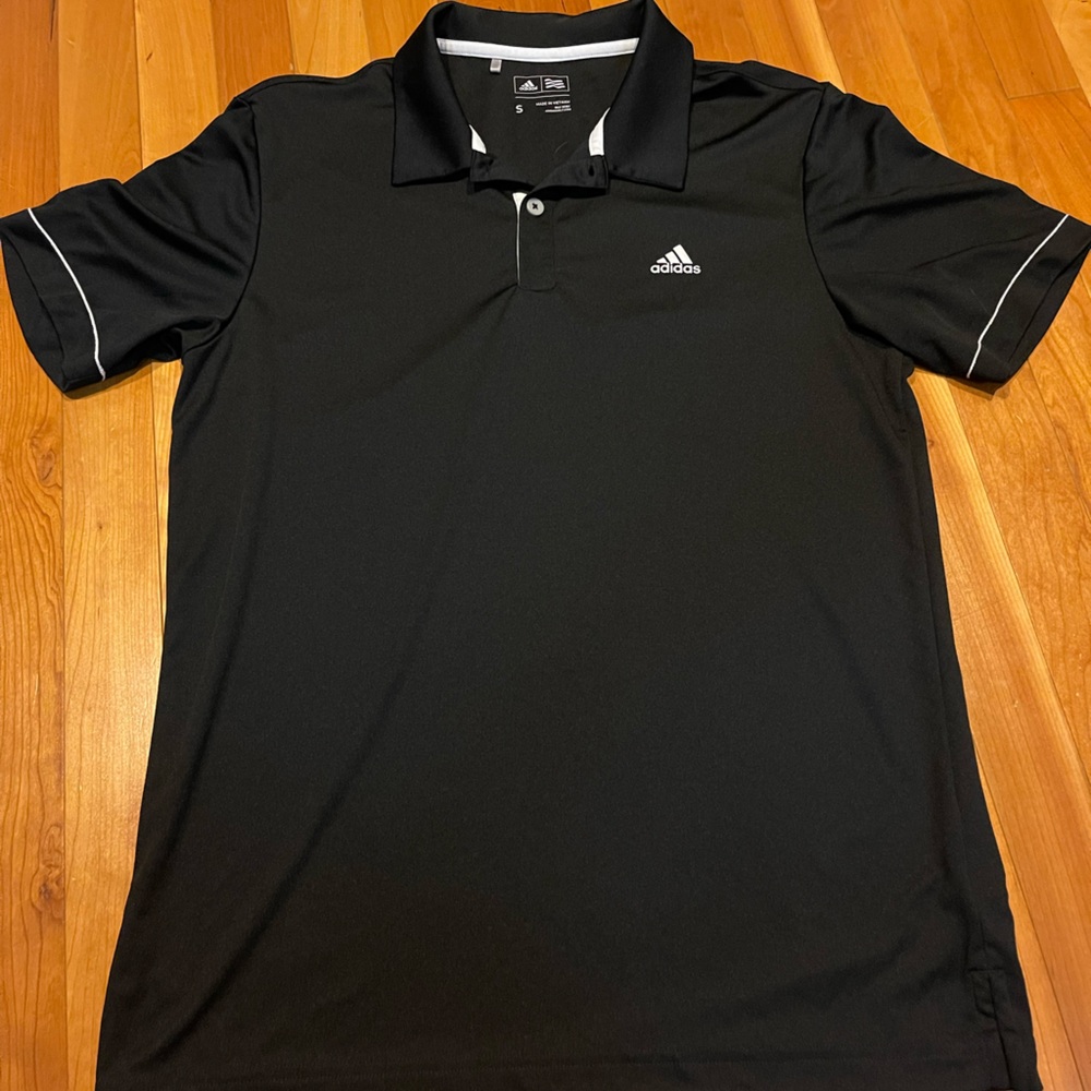 Adidas Black Performance Polo Shirt